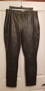 Faux leather pants